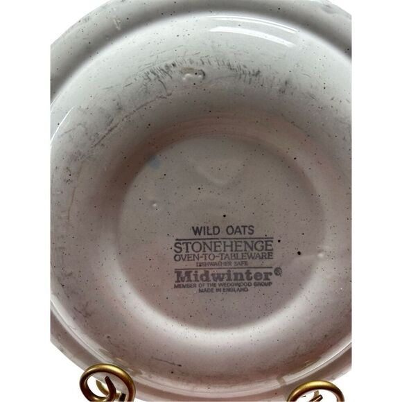 Stonehenge Midwinter Wild Oats 10 1/2" Dinner Plates Set of 2 Some Wear - Picture 3 of 9
